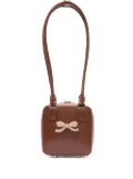 Self-Portrait Square shoulder bag - Brown