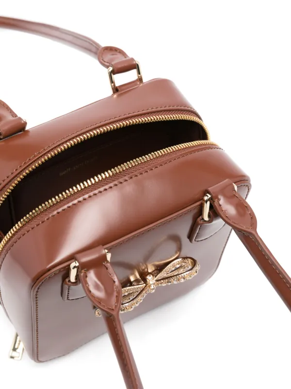 Self-Portrait Square Shoulder Bag | Brown | FARFETCH