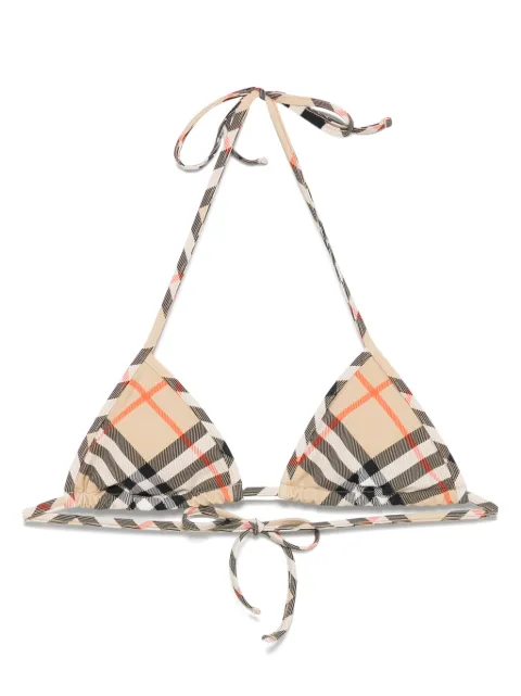 Burberry Check bikini top