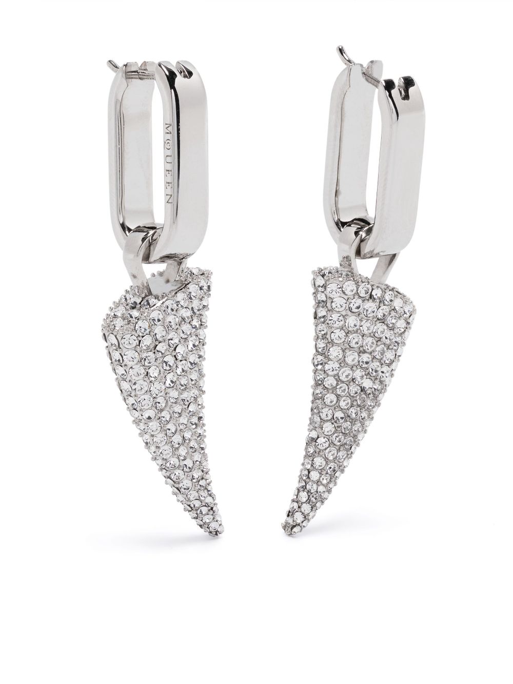 Alexander McQueen Tiger Claw earrings - Silver