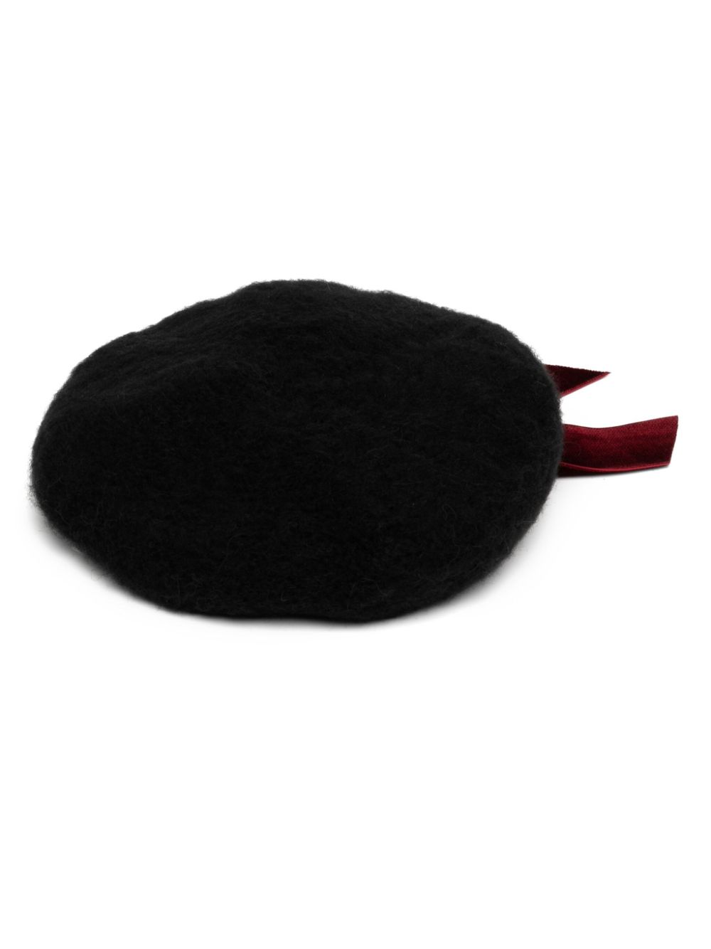 Jennifer Behr bow beret - Black