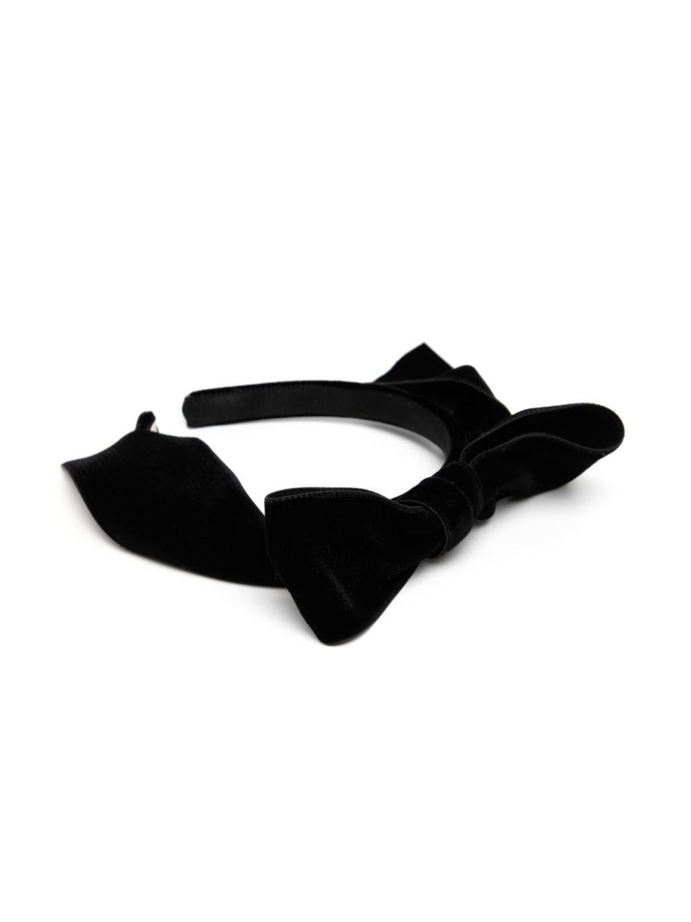 Jennifer Behr bow headband - Zwart