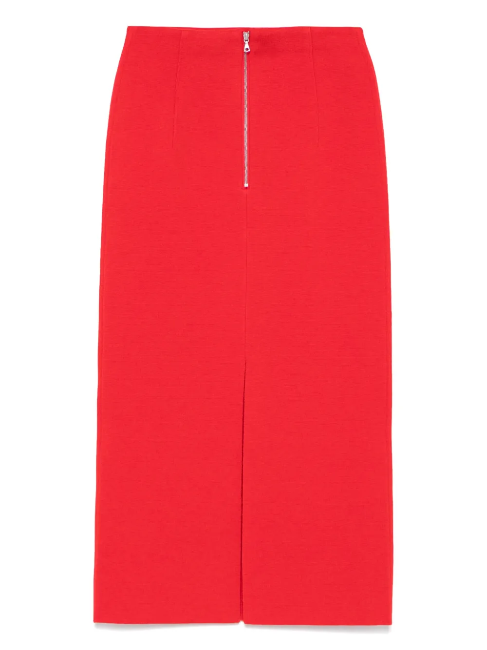 Auralee Geribbelde midi-rok - Rood