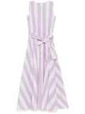 Bambah striped dress - Purple