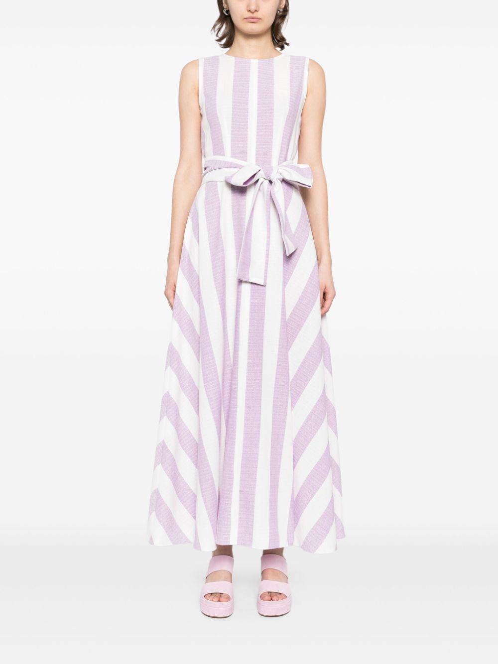 Bambah striped dress - Paars