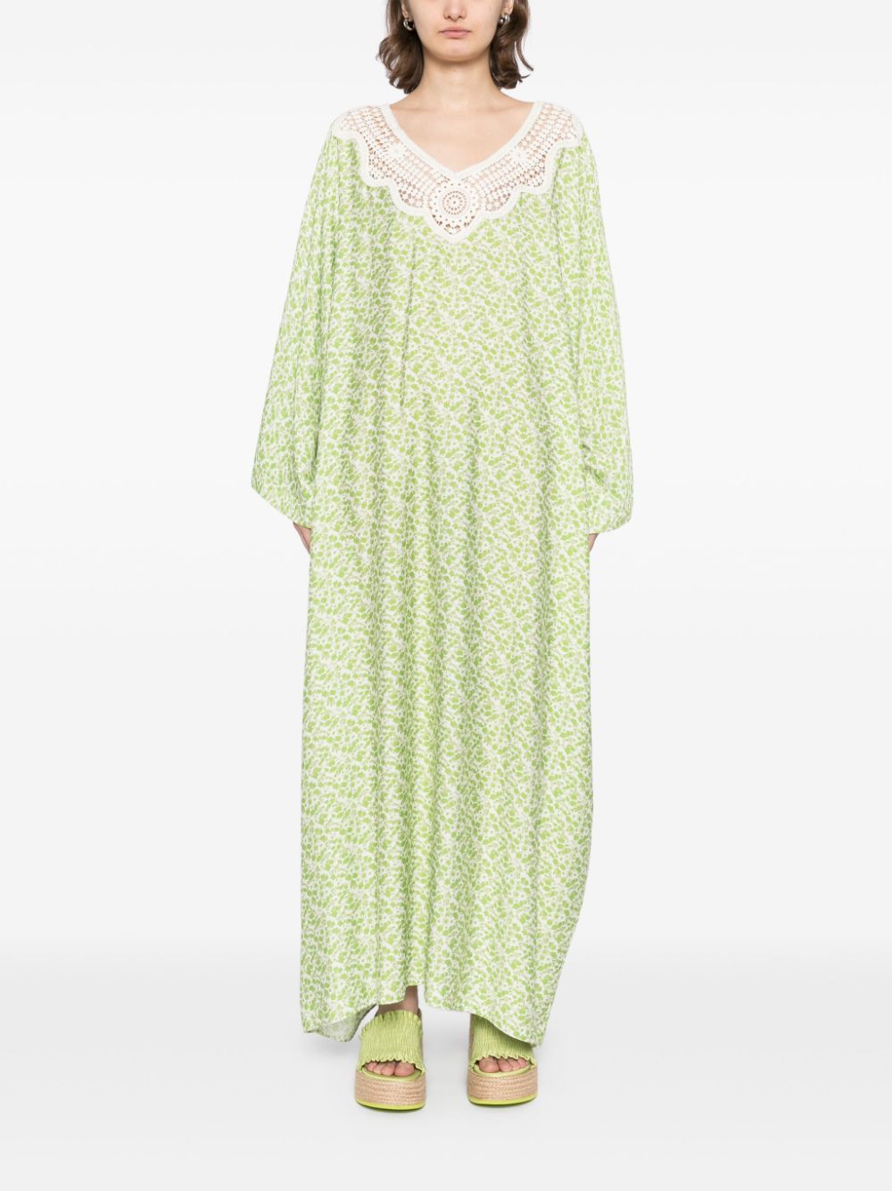 Bambah Flora dress - Groen