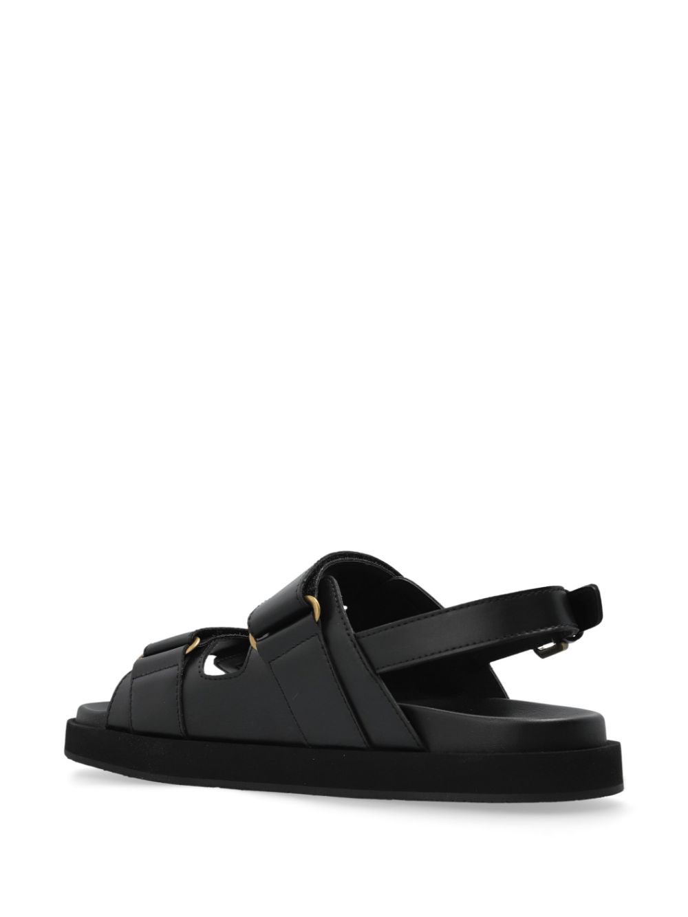 ETRO Leren sandalen Zwart