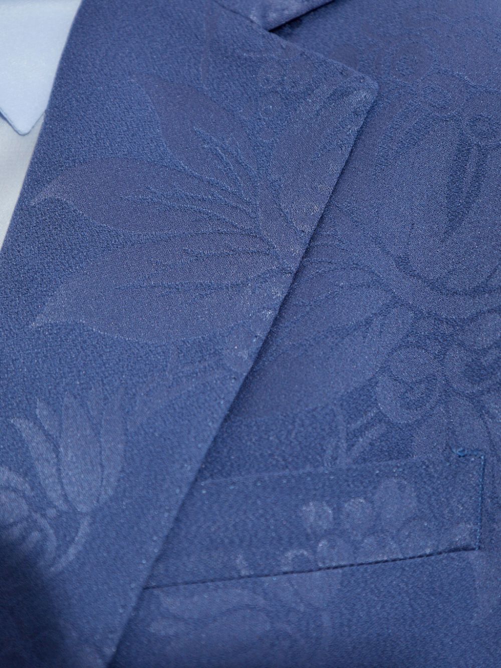 ETRO Blazer met bloemenjacquard Blauw