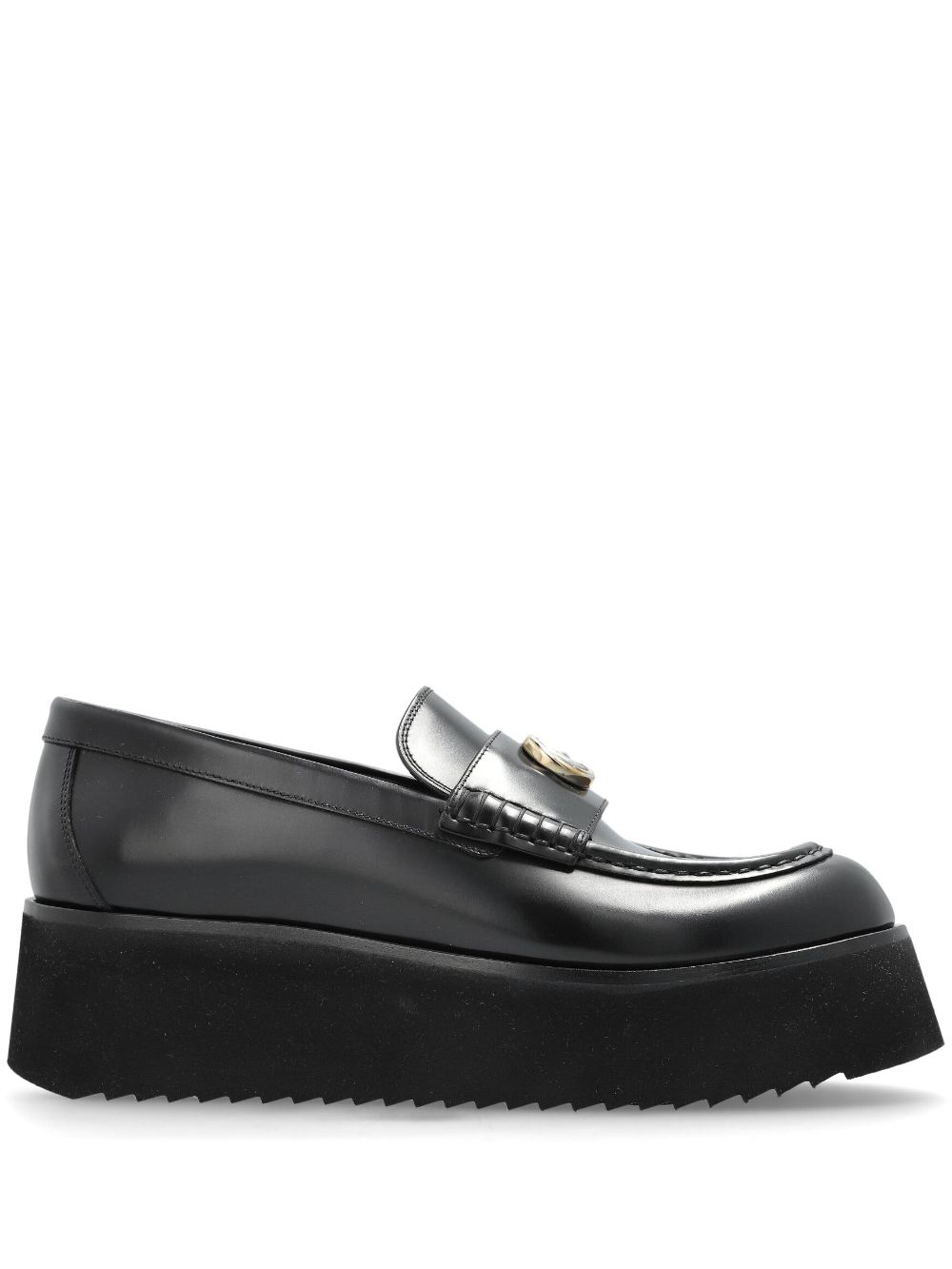 Gucci Loafers met GG detail Zwart