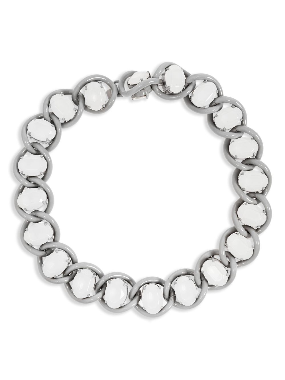 Marni crystal-embellished necklace - White