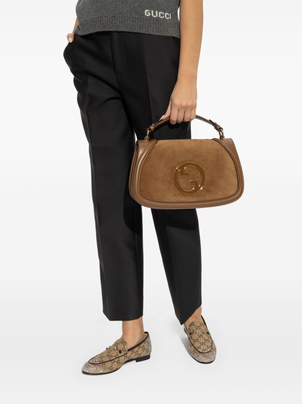 Gucci medium Blondie shoulder bag - Bruin