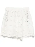 Bambah Chloe crochet shorts - White