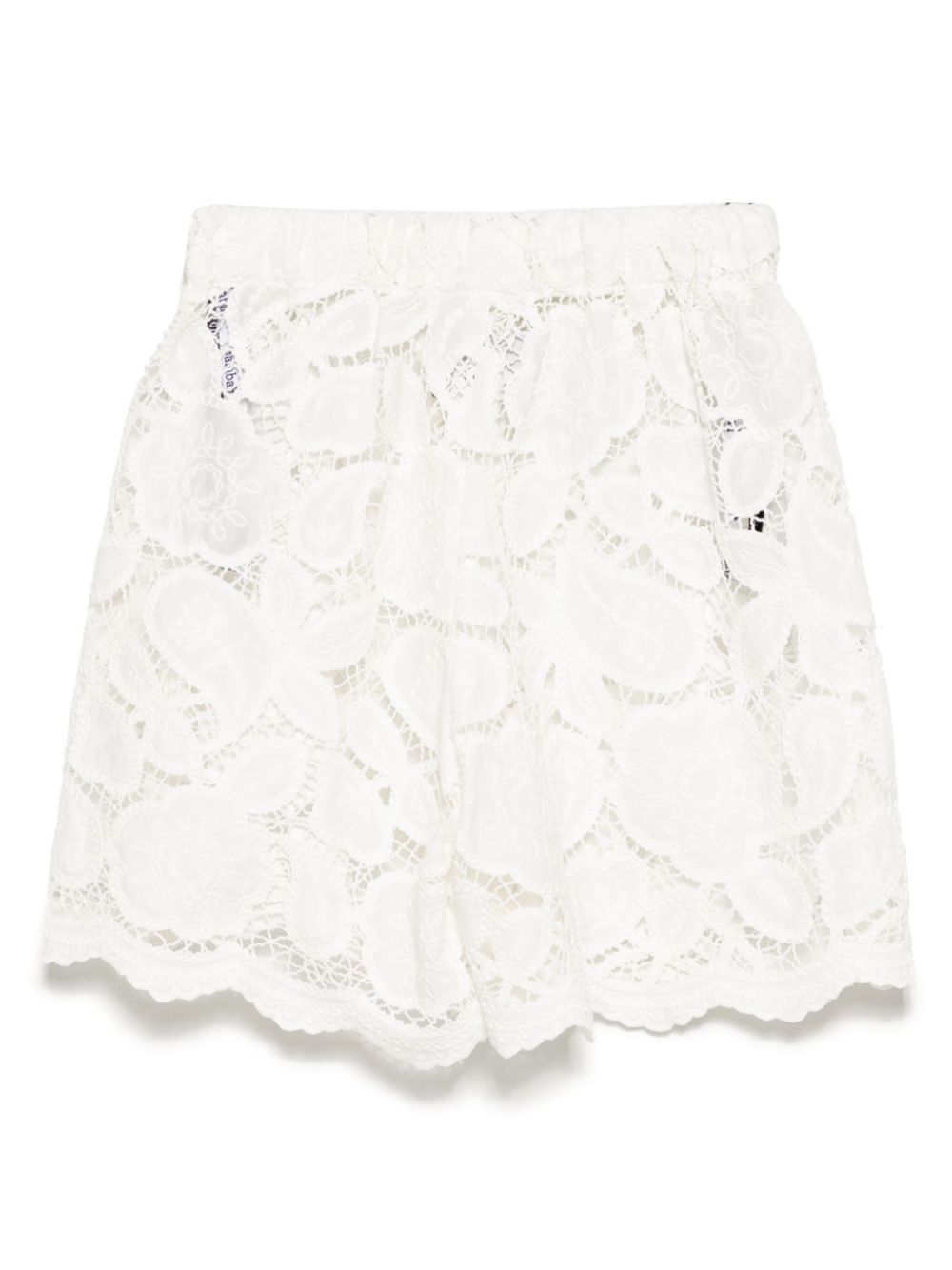 Bambah Chloe crochet shorts - Wit