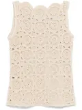 Bambah crochet tank top - Neutrals