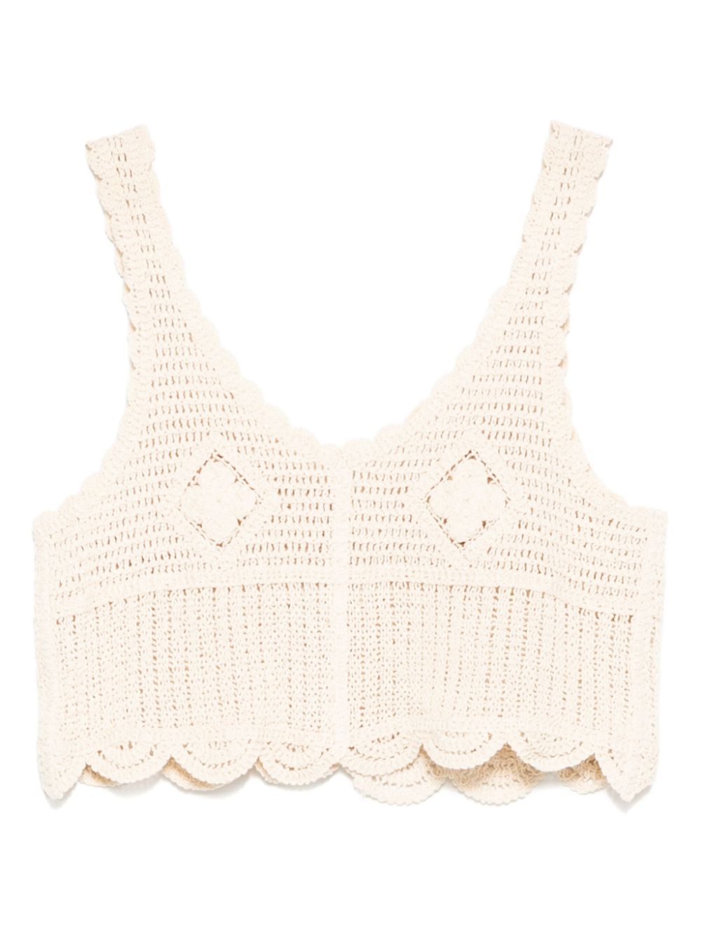 Bambah crochet vest - Beige