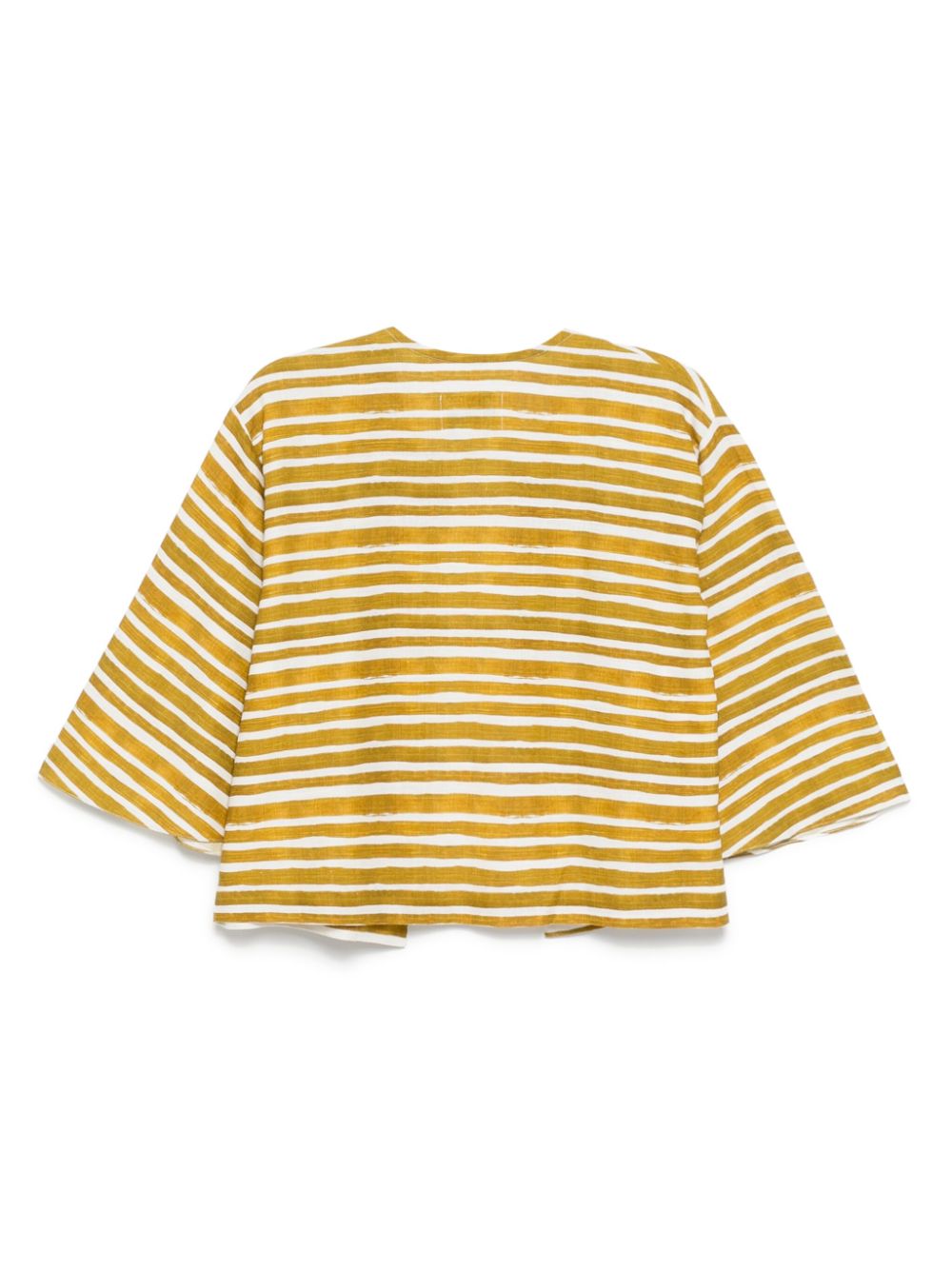 Bambah striped bolero jacket - Yellow