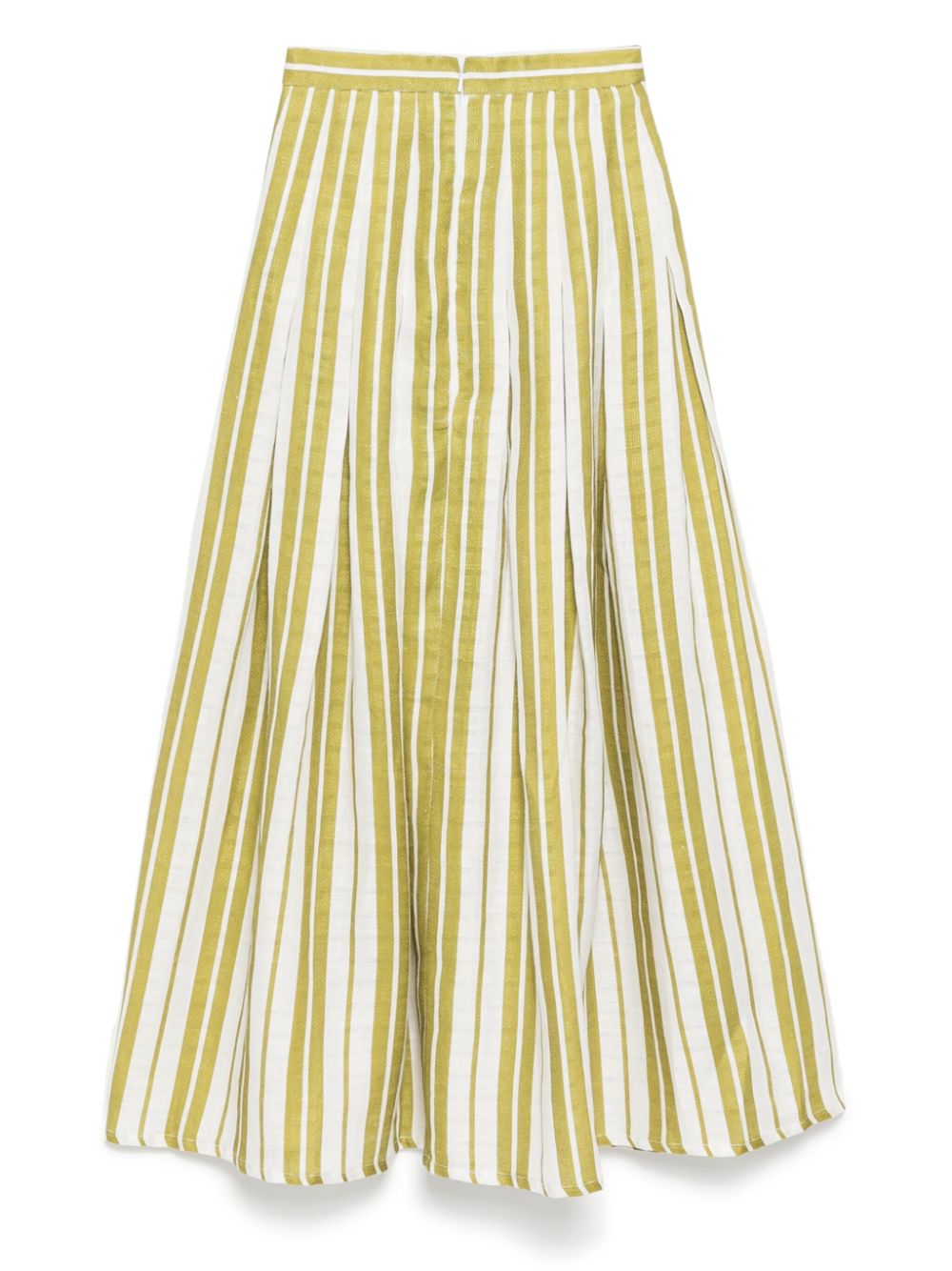 Bambah striped pleated skirt - Groen