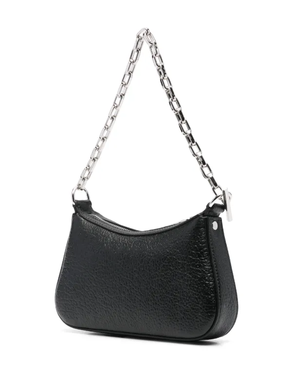 ハンドバッグ T-Bar Satchel Mini Purse - Alexander McQueen - Leather - Bla T-Bar Mini leather shoulder bag in black - Mc Queen | Mytheresa