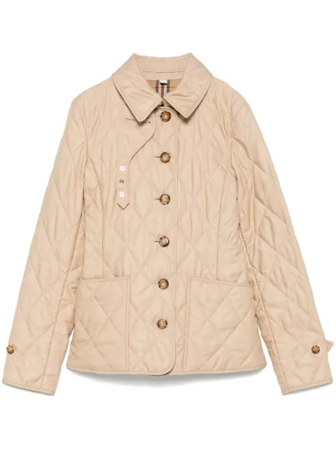 Burberry veste à matelassage losanges