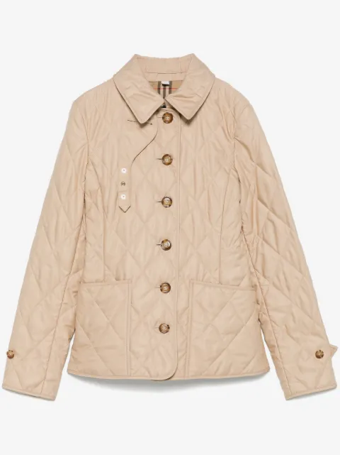 Burberry chamarra con capitonado de rombos