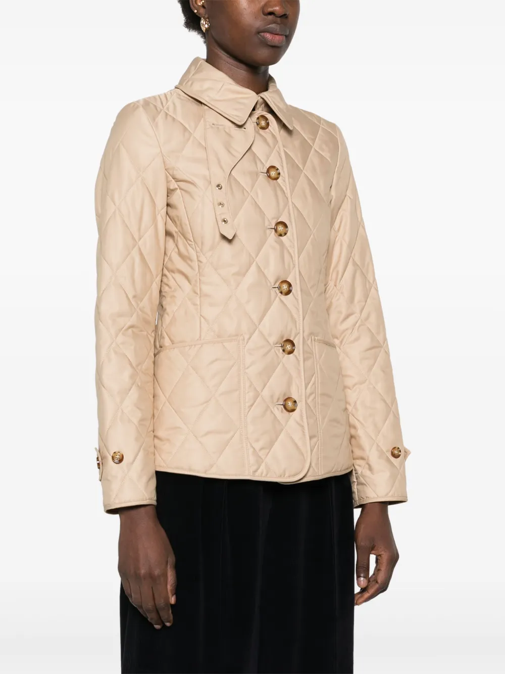 Burberry Gewatteerd jack Beige