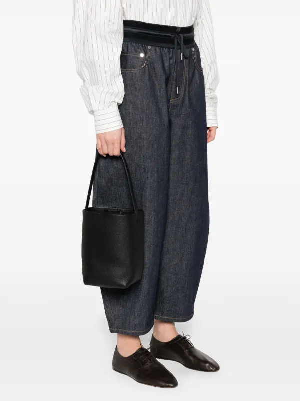 The Row Small N/S Park Tote Bag | Black | FARFETCH