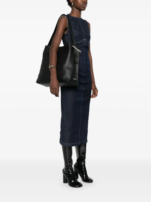 ALEXANDER MCQUEEN T-BAR トートバッグ Alexander McQueen T-Bar Sling Tote Bag | Black | FARFETCH