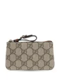 Gucci GG Emblem key case - Neutrals