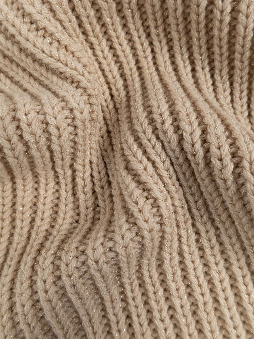 Gucci cable-knit wool scarf - Beige