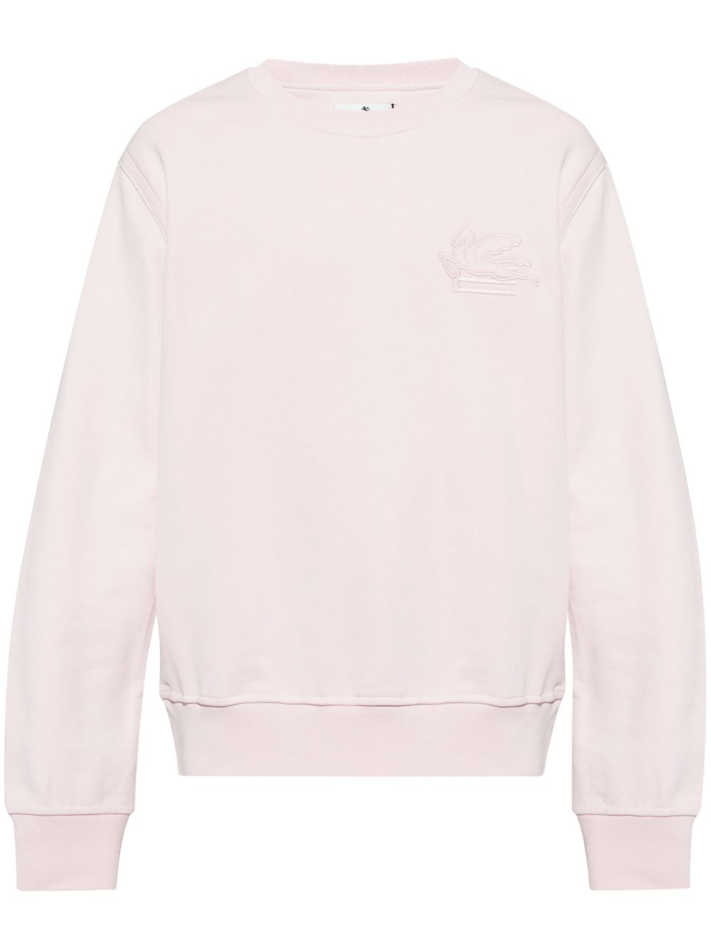 ETRO Pegaso-embroidered sweatshirt - Pink