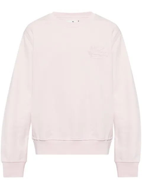ETRO sudadera con bordado Pegaso