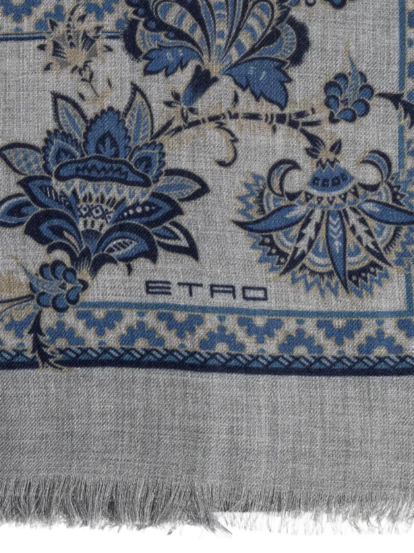 激安 超特価商店街  ETRO JP FARFETCH | ブルー | スカーフ ペイズリー 小物
