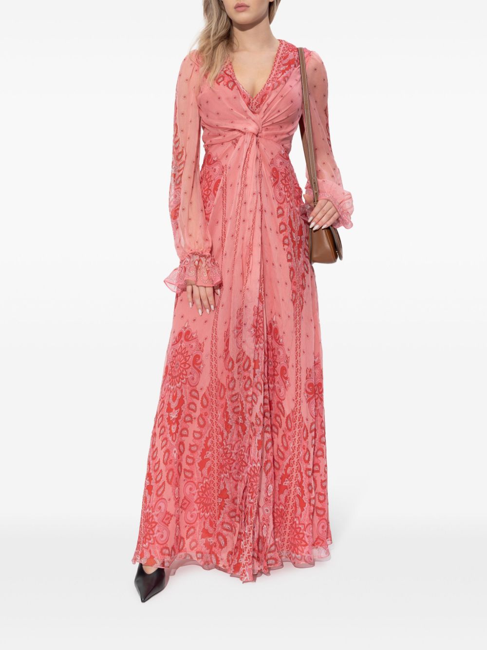 ETRO printed maxi dress - Roze