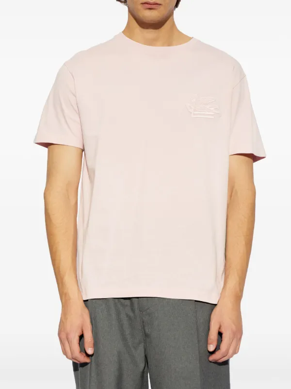 ETRO エトロ ペガソ Tシャツ ETRO Pegaso Tシャツ | ピンク | FARFETCH JP