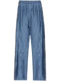 ETRO silk trousers - Blue