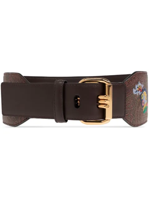 ETRO floral-embroidered belt