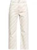 Marni striped trousers - White