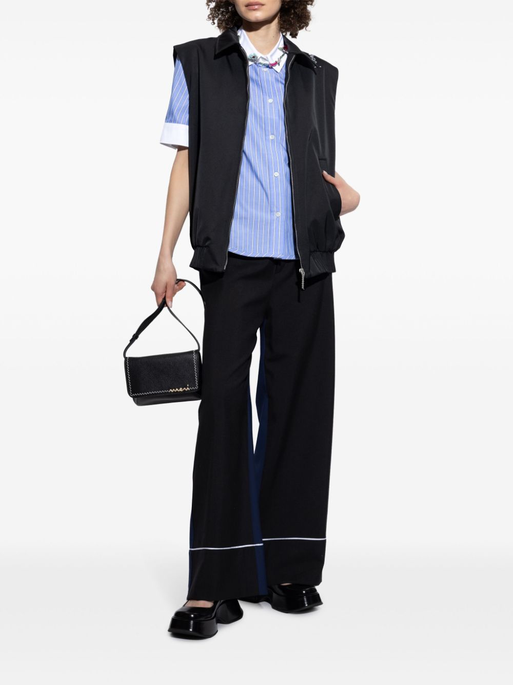 Marni virgin wool trousers - Zwart