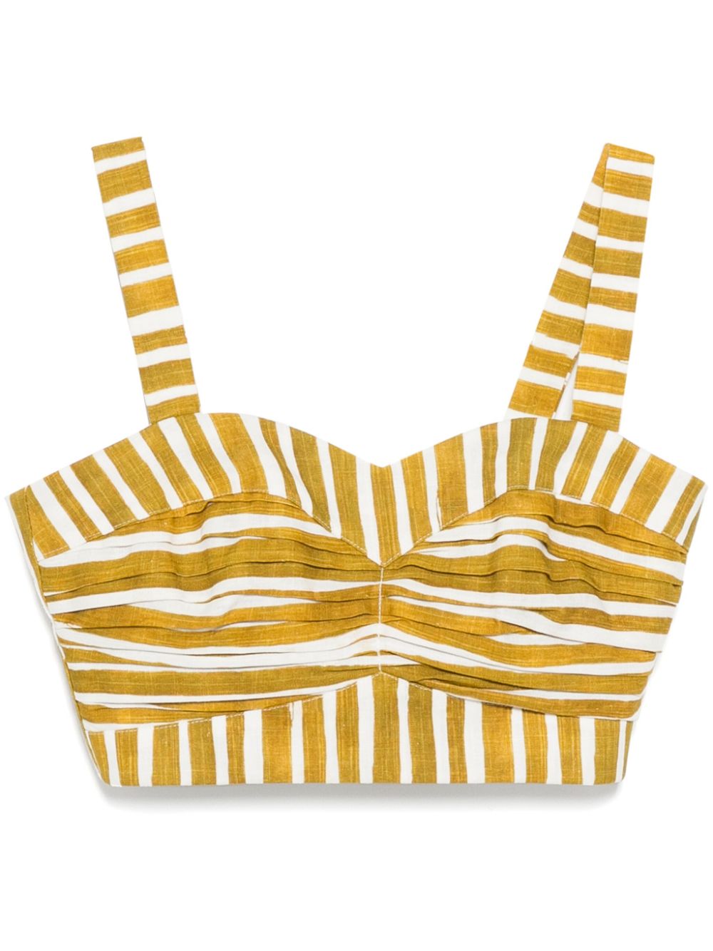 Olivia striped bustier top