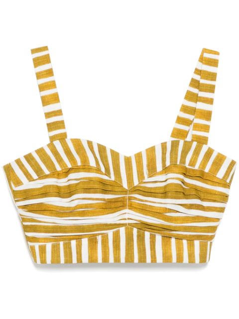 Bambah Olivia striped bustier top