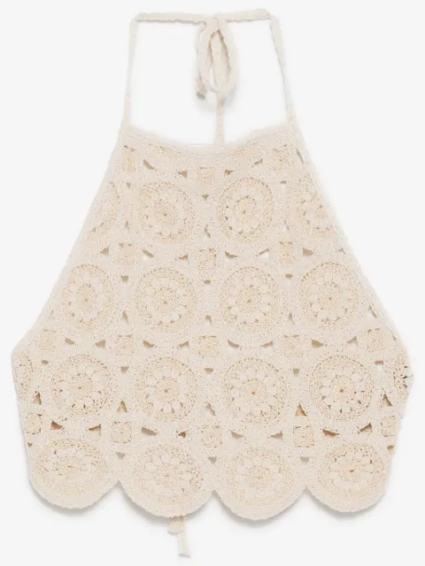 Bambah cropped halter top