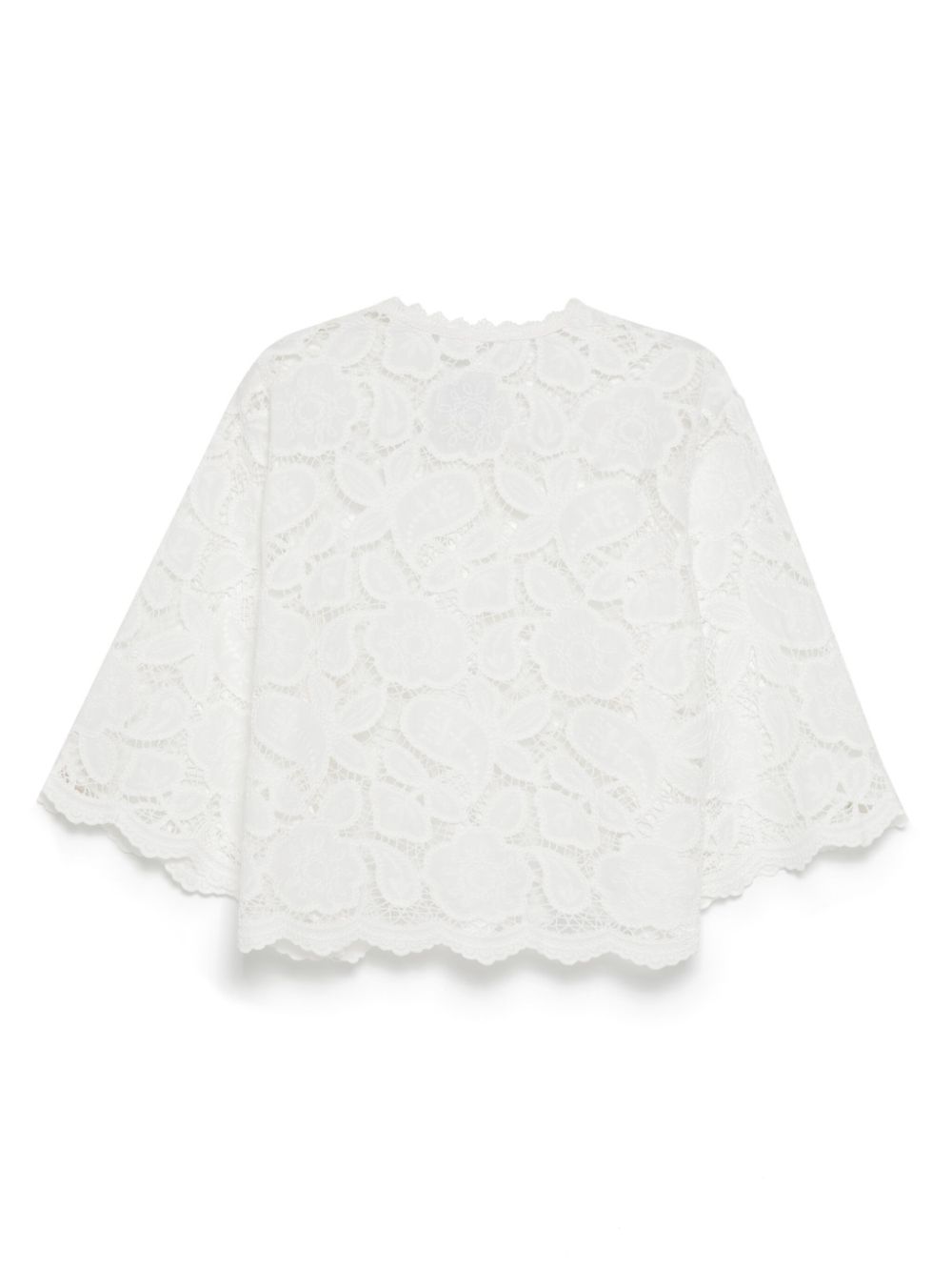 Bambah chloe crochet bralet jacket - White