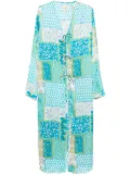 Bambah Aqua maxi tie tunic - Blue