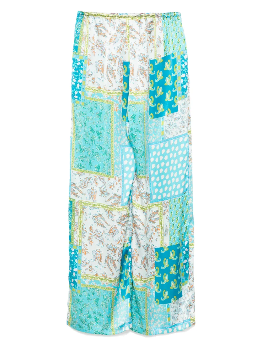 Bambah Aqua Tie Pants In Blue