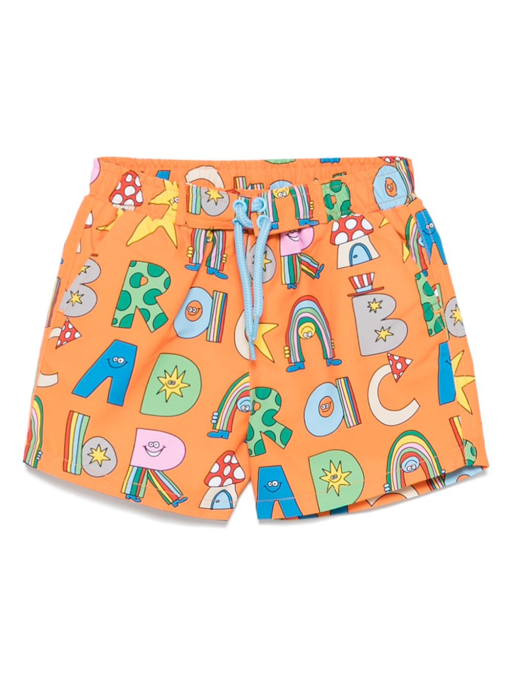 Stella McCartney Kids Zwembroek met print Oranje