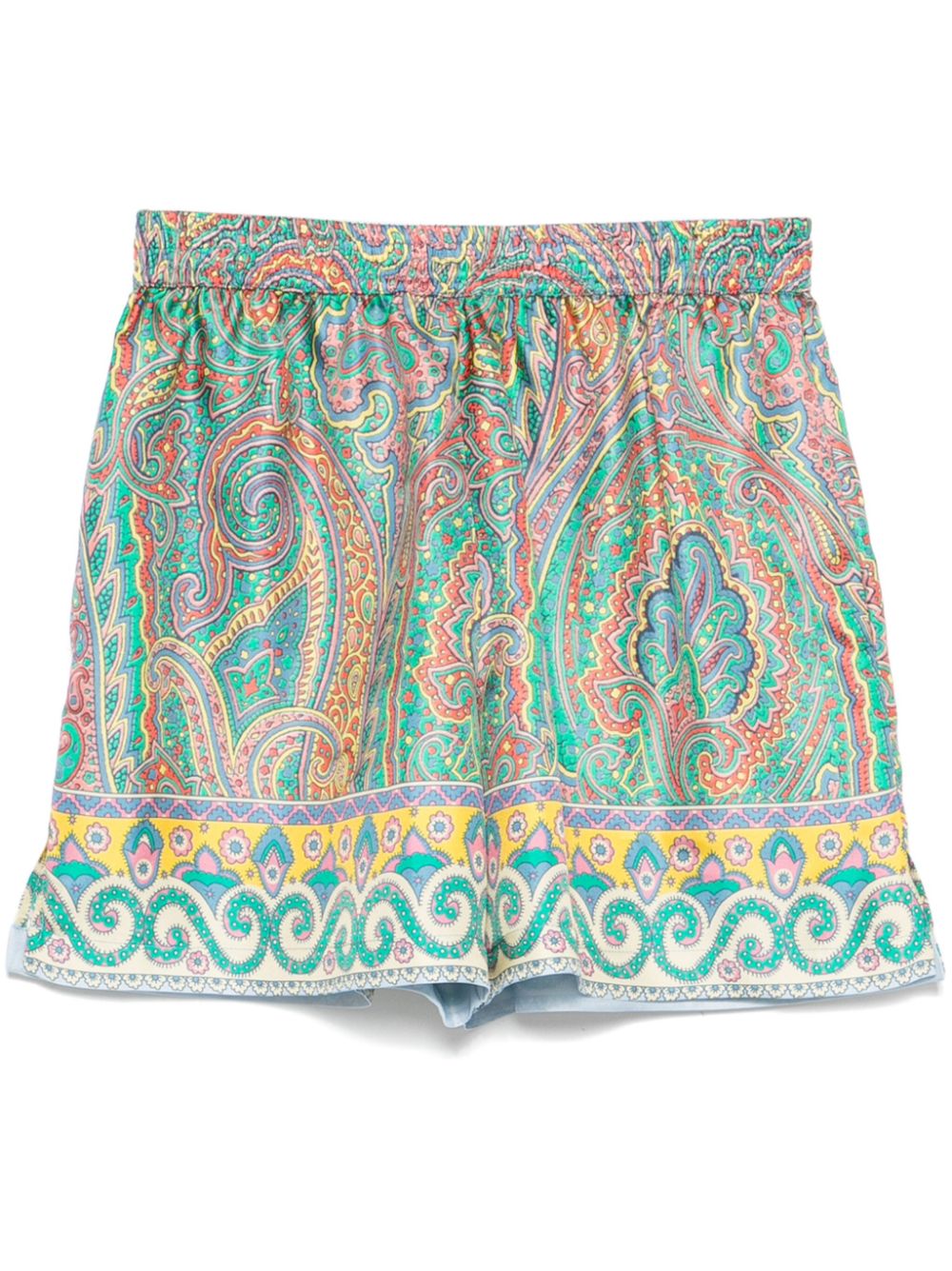 ETRO Shorts met paisley-print Groen