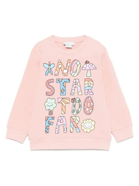 Stella McCartney Kids slogan-print sweatshirt