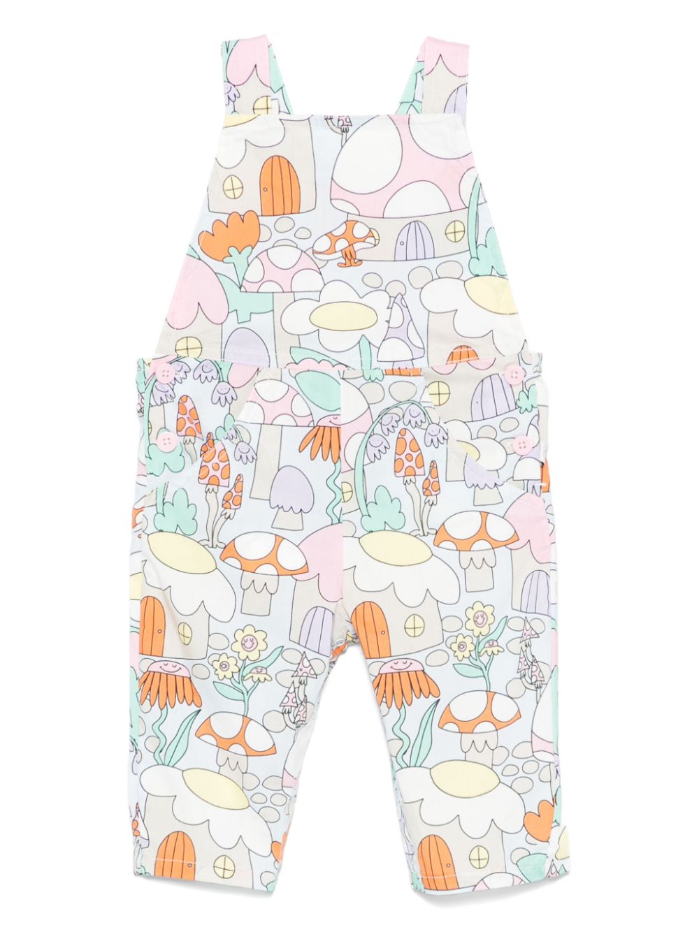 Stella McCartney Kids Tuinbroek met print Blauw