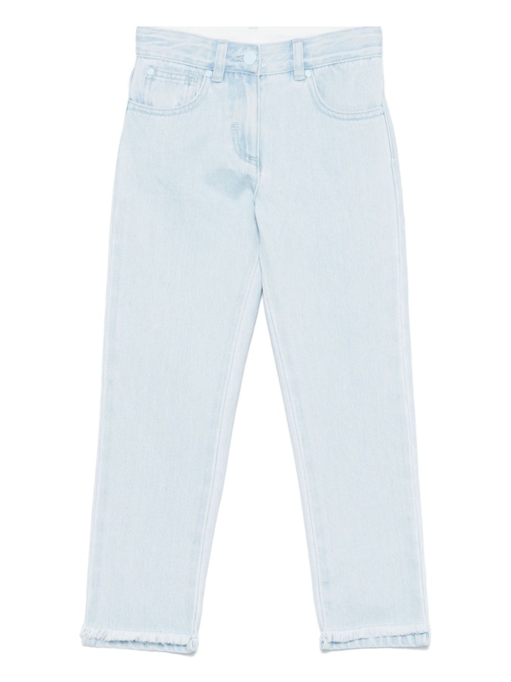 Stella McCartney Kids frayed jeans - Blue