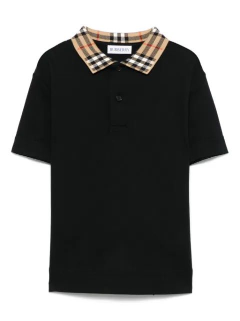 Burberry Kids Polo a quadri